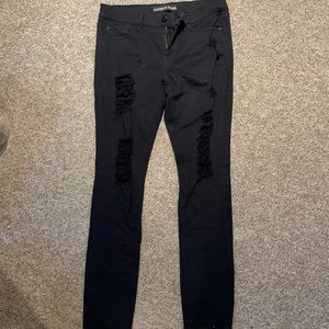 EXPRESS Black Ripped Jeans